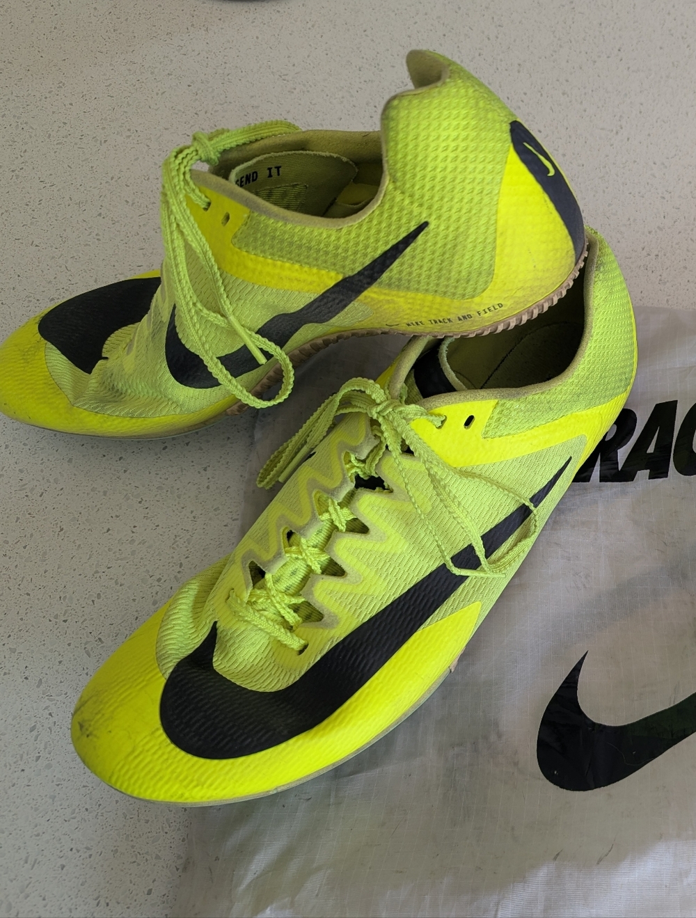 Nike Men’s Vapor-X Neon Yellow Running Shoes